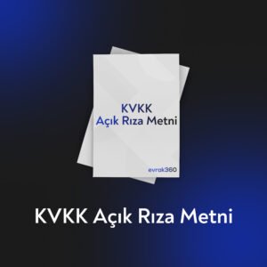 KVKK Açık Rıza Metni