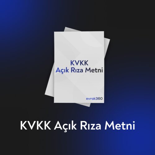 KVKK Açık Rıza Metni