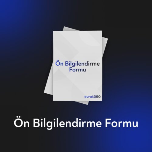 Ön Bilgilendirme Formu